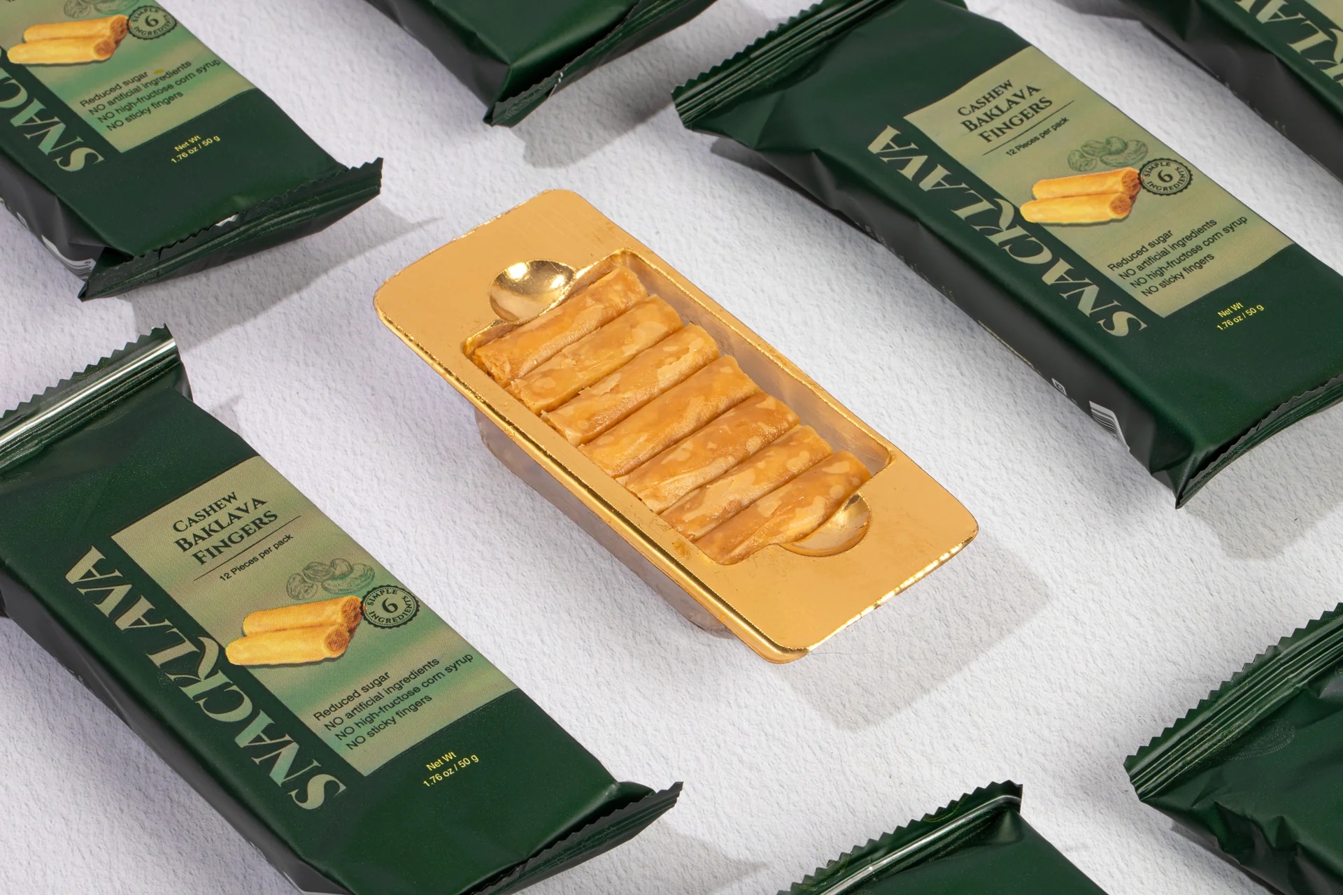 Baklava Fingers Cashew - Snacklava® 