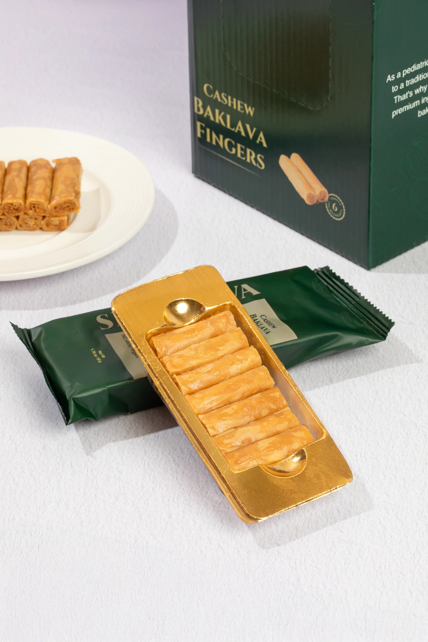 Baklava Fingers Cashew - Snacklava® 