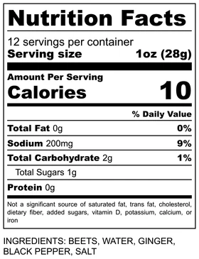 Cultured Ginger Beets