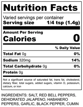 Fermented Seasoning Salt - Habanero