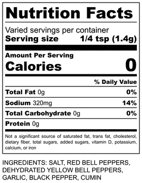 Fermented Seasoning Salt - Mild Red