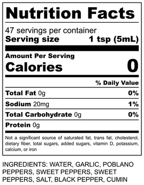 Probiotic Cultured Chili Sauce - Mild Green